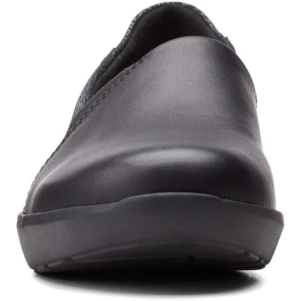 Clarks Kayleigh Loafers Slip On Comfort Black Leather Flats Women’s 9M/40 career